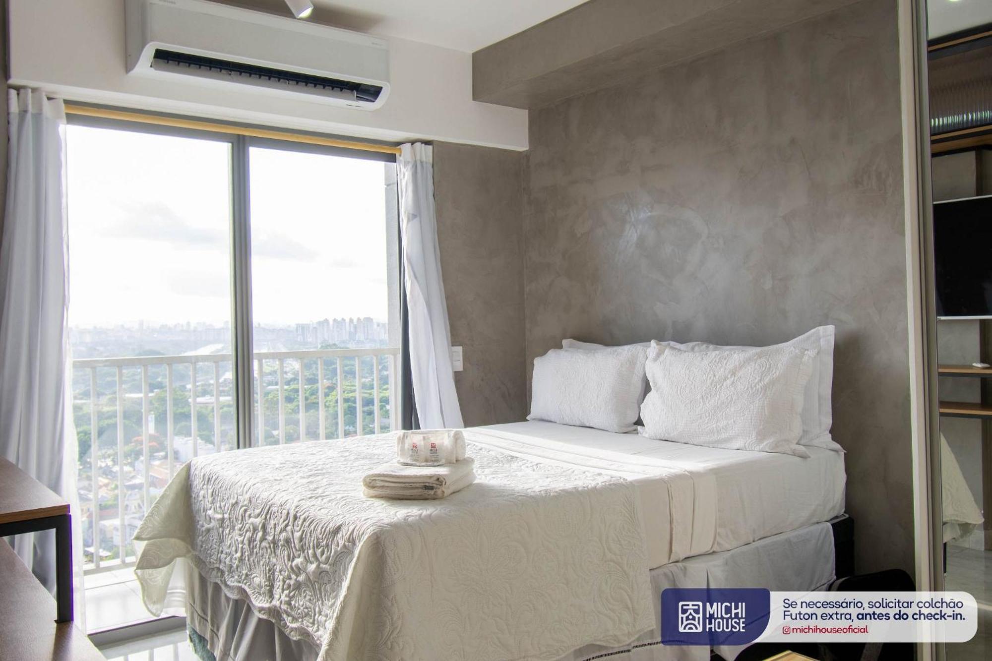 Apartamento Maravilhoso Studio Pinheiros Ac/wf Vista Incrivel *