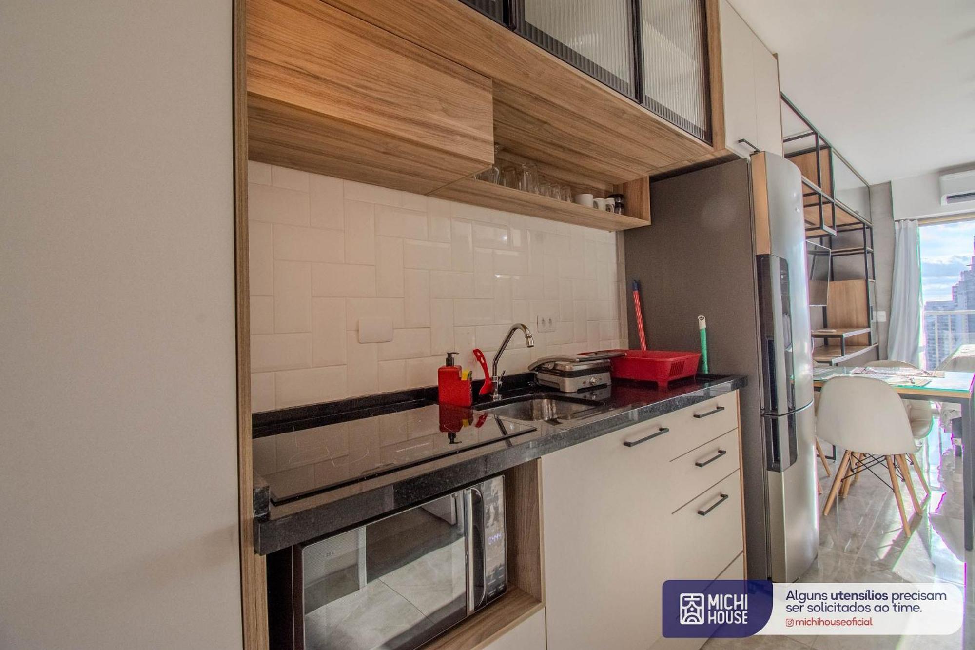 Apartamento Maravilhoso Studio Pinheiros Ac/wf Vista Incrivel *